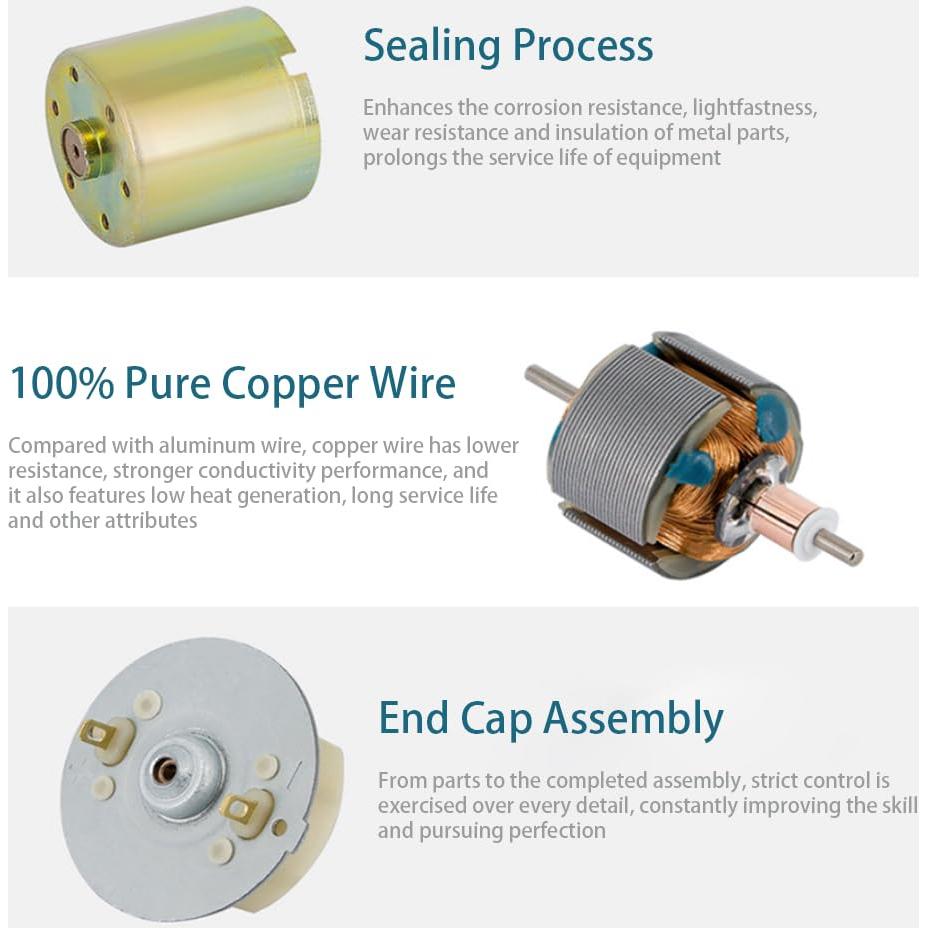 Motor de Engranaje Eléctrico Greartisan 12V 100RPM Alta Torque
