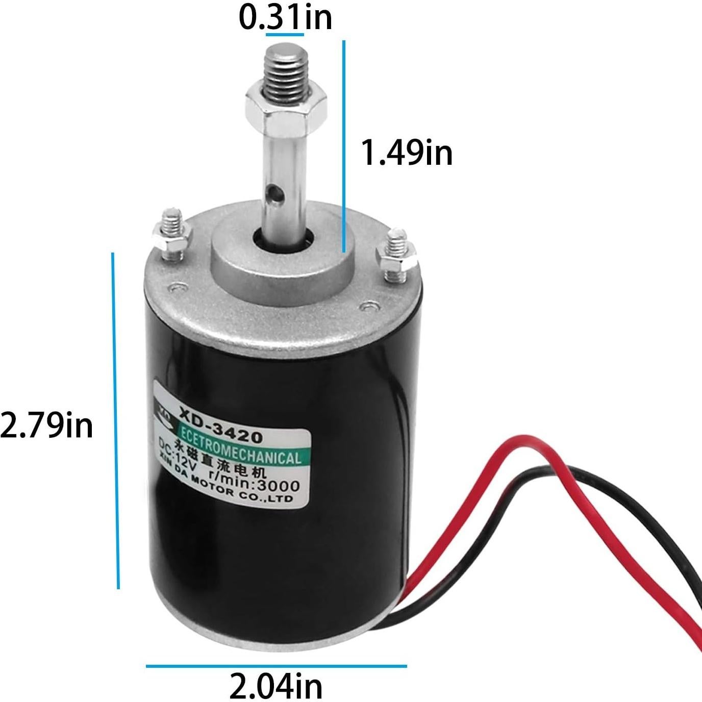 Motor de Corriente Continua 12V 30W Together-life 3000RPM