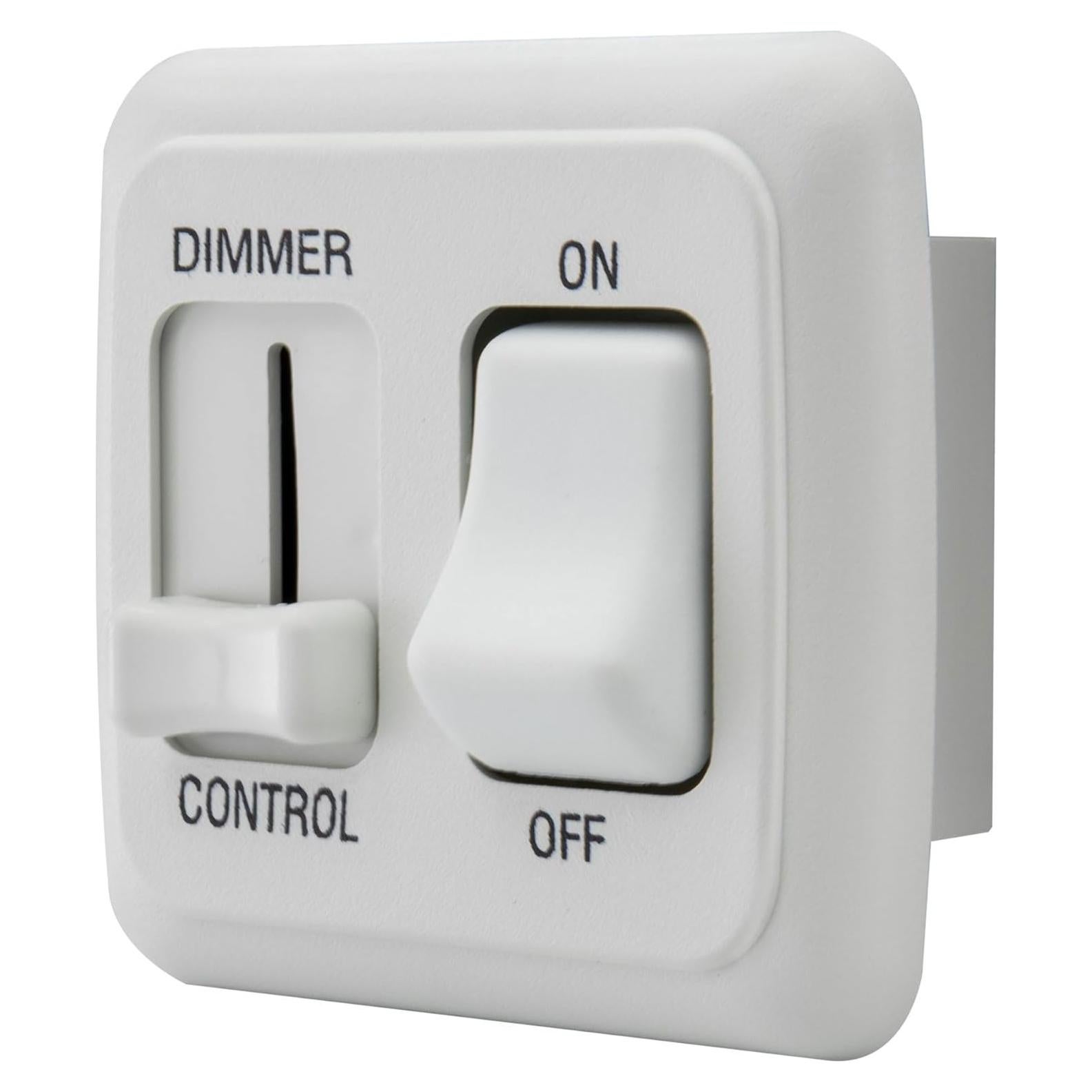 Interruptor Regulador 12V DC Blanco - RV, Auto, Barco, 10A