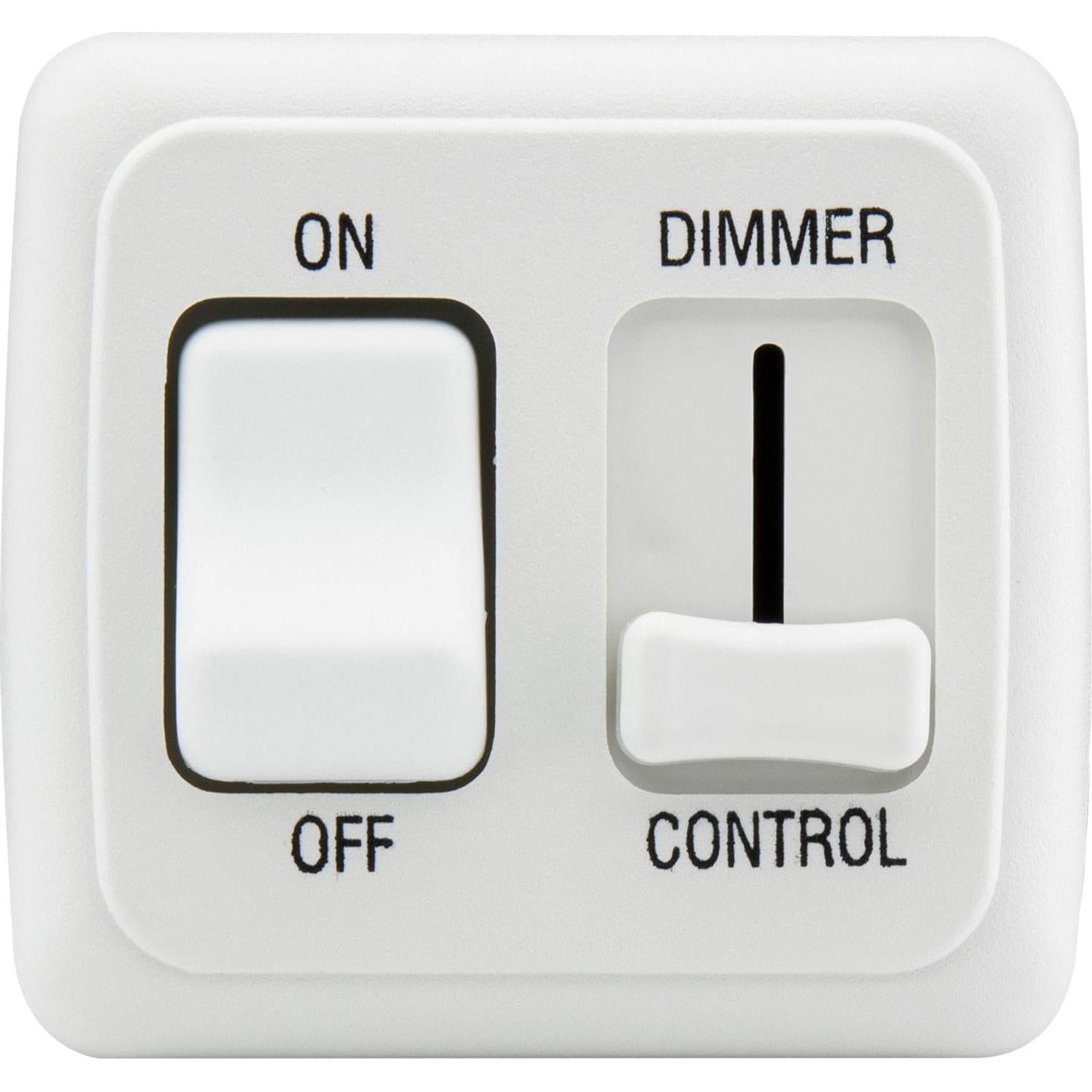 Interruptor Regulador 12V DC Blanco - RV, Auto, Barco, 10A