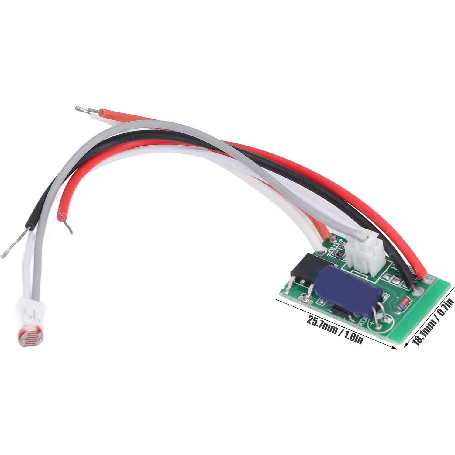 Placa de Control de Luz Solar FTVOGUE 2.54x1.78cm Automática