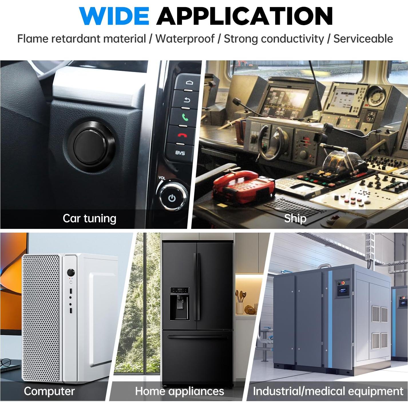 Interruptor de Botón Momentáneo Tmyjfjingxi 12mm 12V IP65 - 2 Pcs