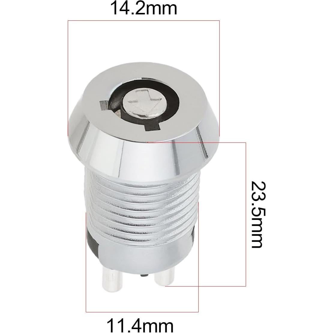 Interruptor Operado por Llave ECSiNG 12mm SPST 1A/125VAC