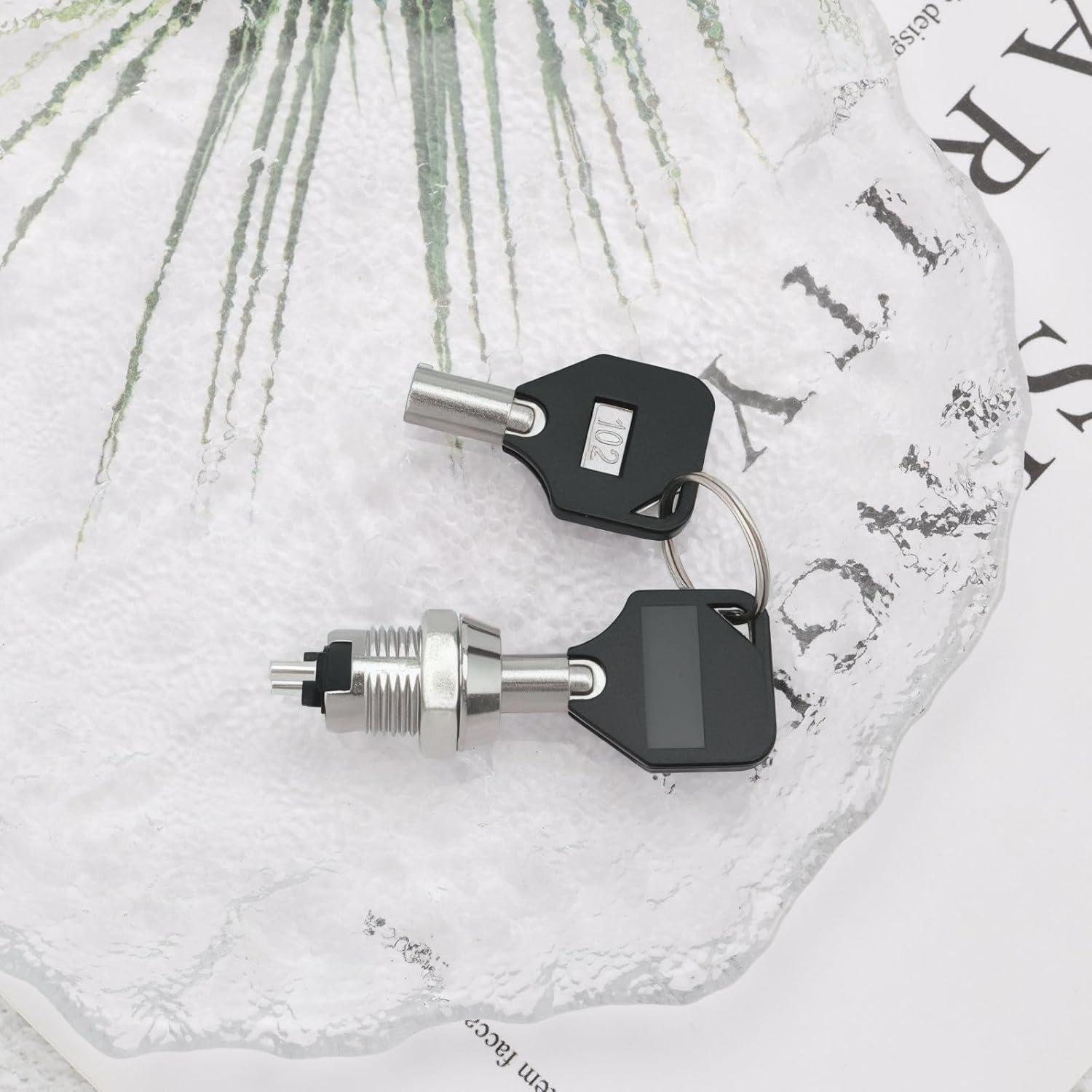 Interruptor Operado por Llave ECSiNG 12mm SPST 1A/125VAC