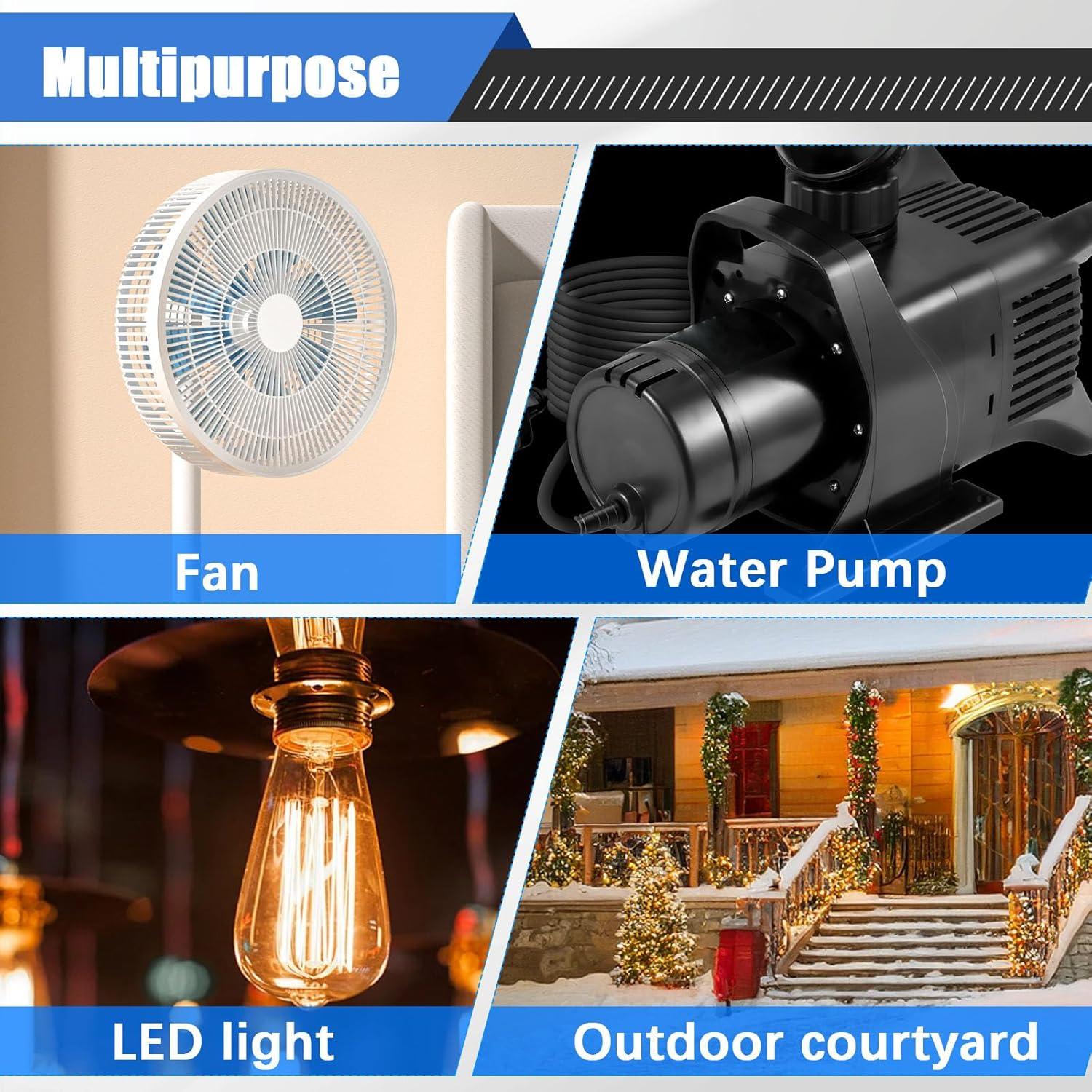 Interruptor de Cable Inline mxuteuk 4 Pies 18AWG IP67 Rojo
