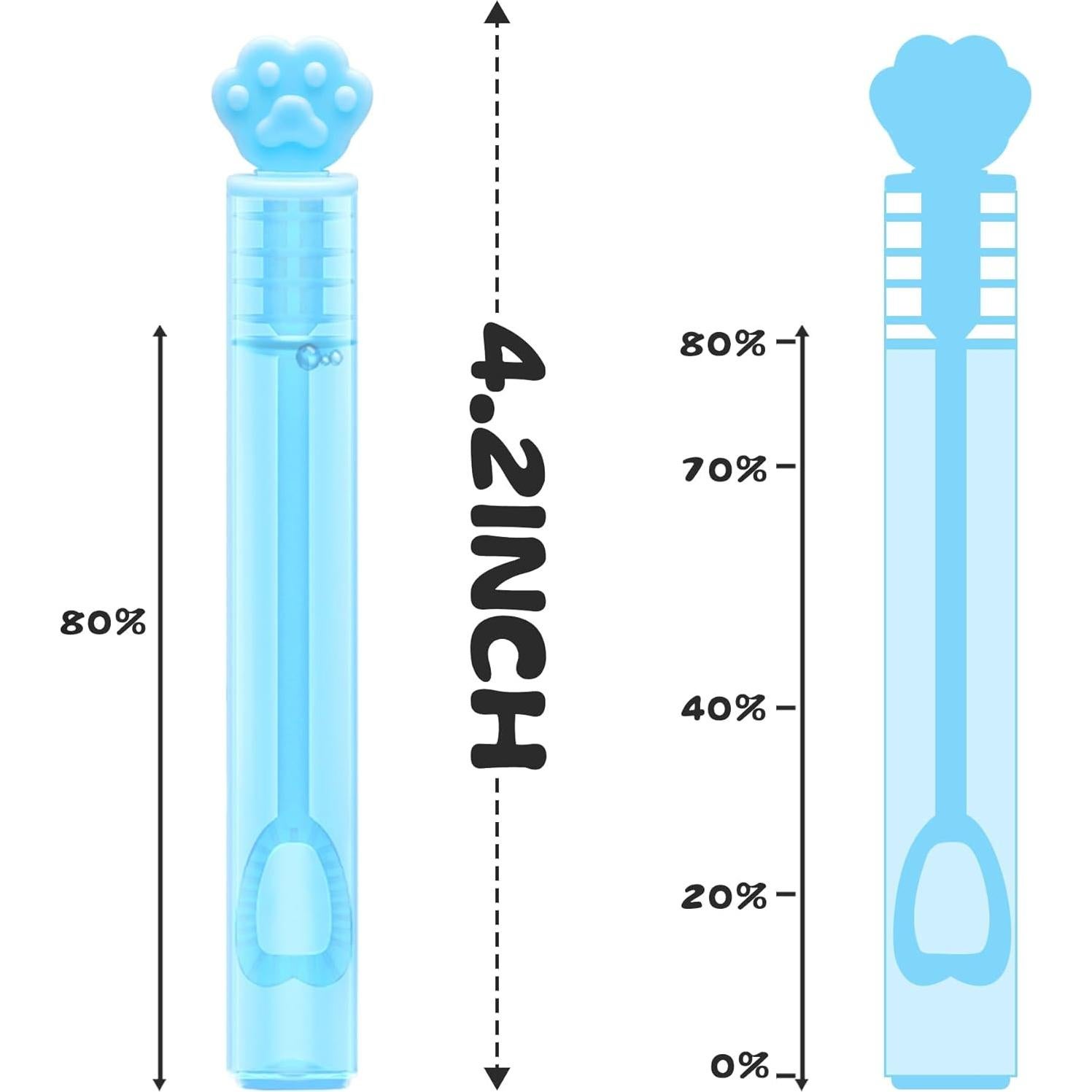 Varitas de Burbujas Mini MAPIXO 32 Piezas Colores Vivos
