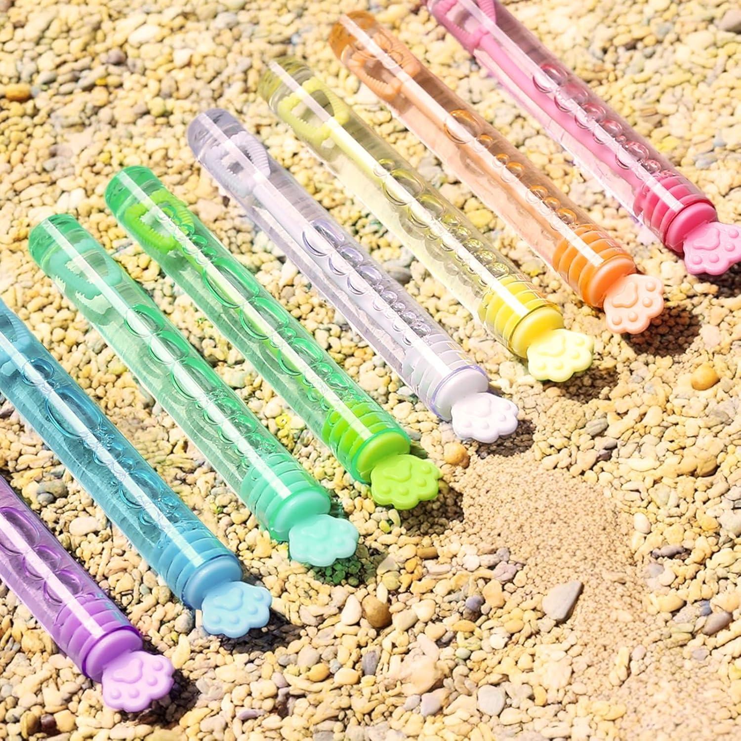 Varitas de Burbujas Mini MAPIXO 32 Piezas Colores Vivos