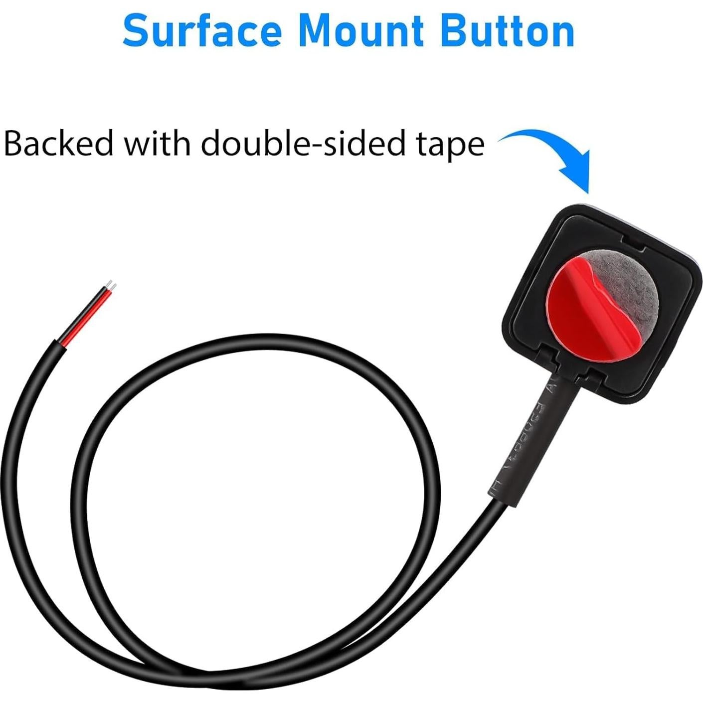 Interruptores de Botón Momentáneo Linkstyle 10 Pcs 12V-24V