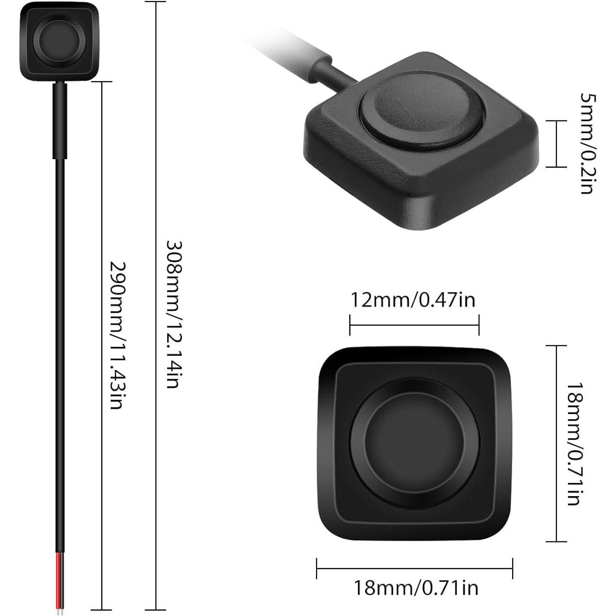 Interruptores de Botón Momentáneo Linkstyle 10 Pcs 12V-24V