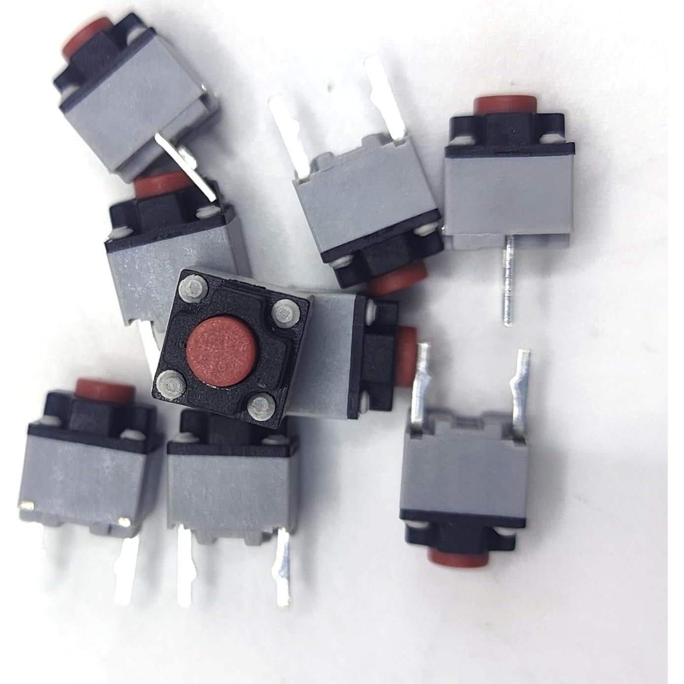Interruptores Táctiles Silenciosos Simkfosh 9 Piezas 6x6x7.3mm