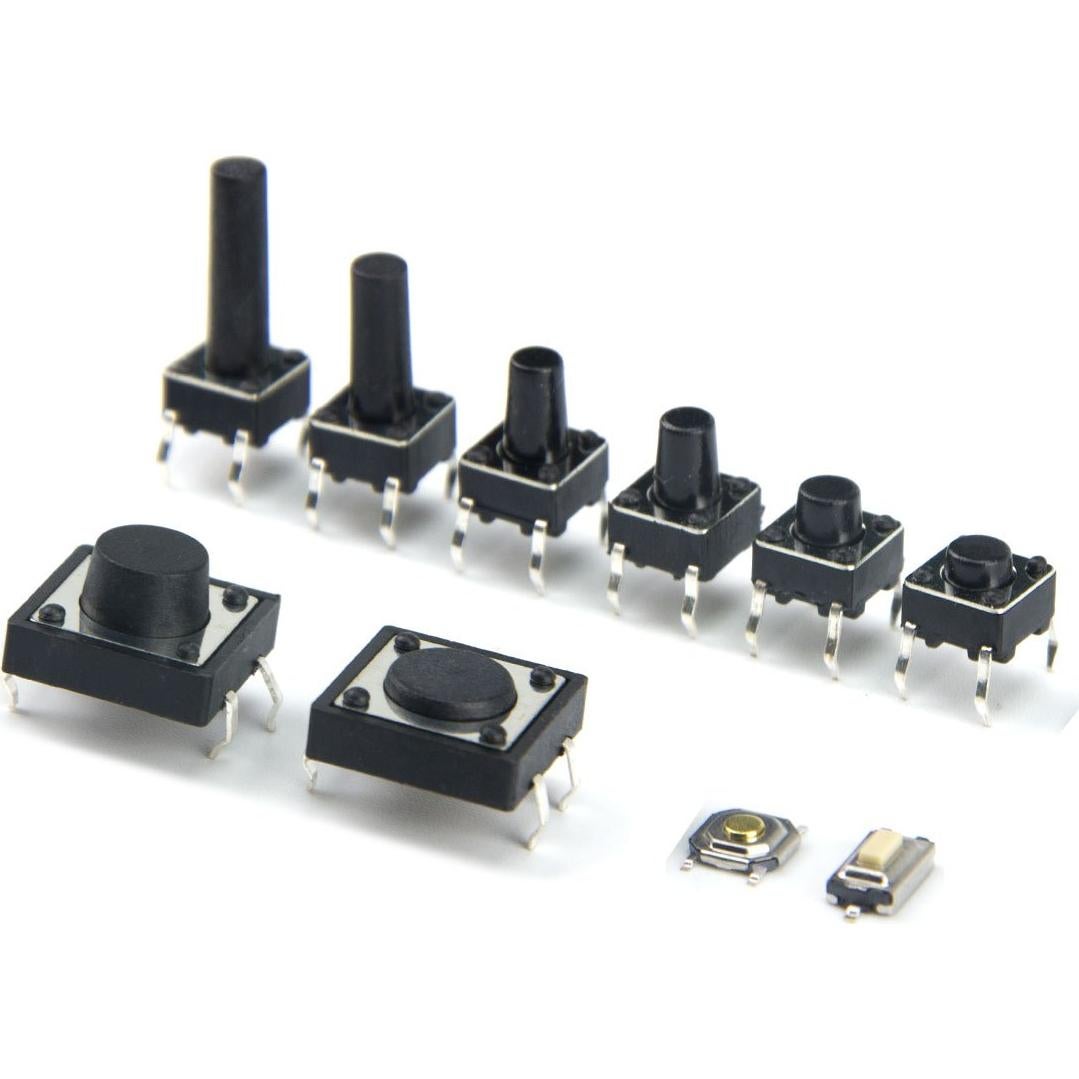280 Piezas Interruptores de Botón Táctil 4 Pines XLX