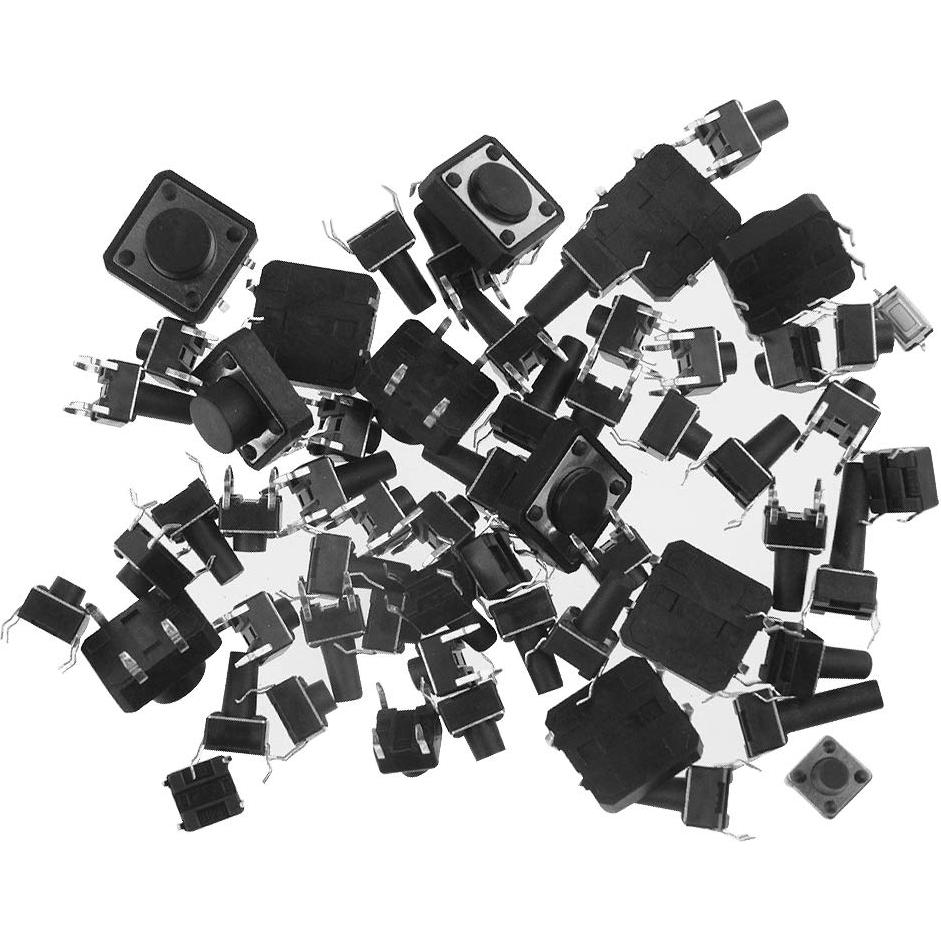 280 Piezas Interruptores de Botón Táctil 4 Pines XLX