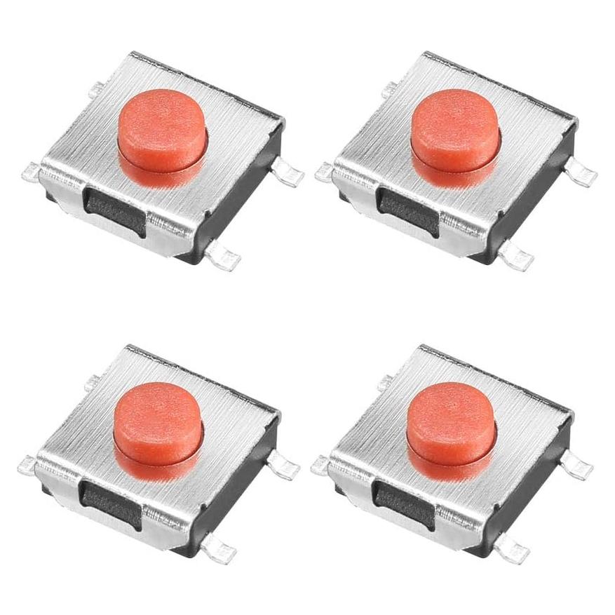 Interruptor Táctil Momentáneo uxcell 6x6x3.1mm 100PCS