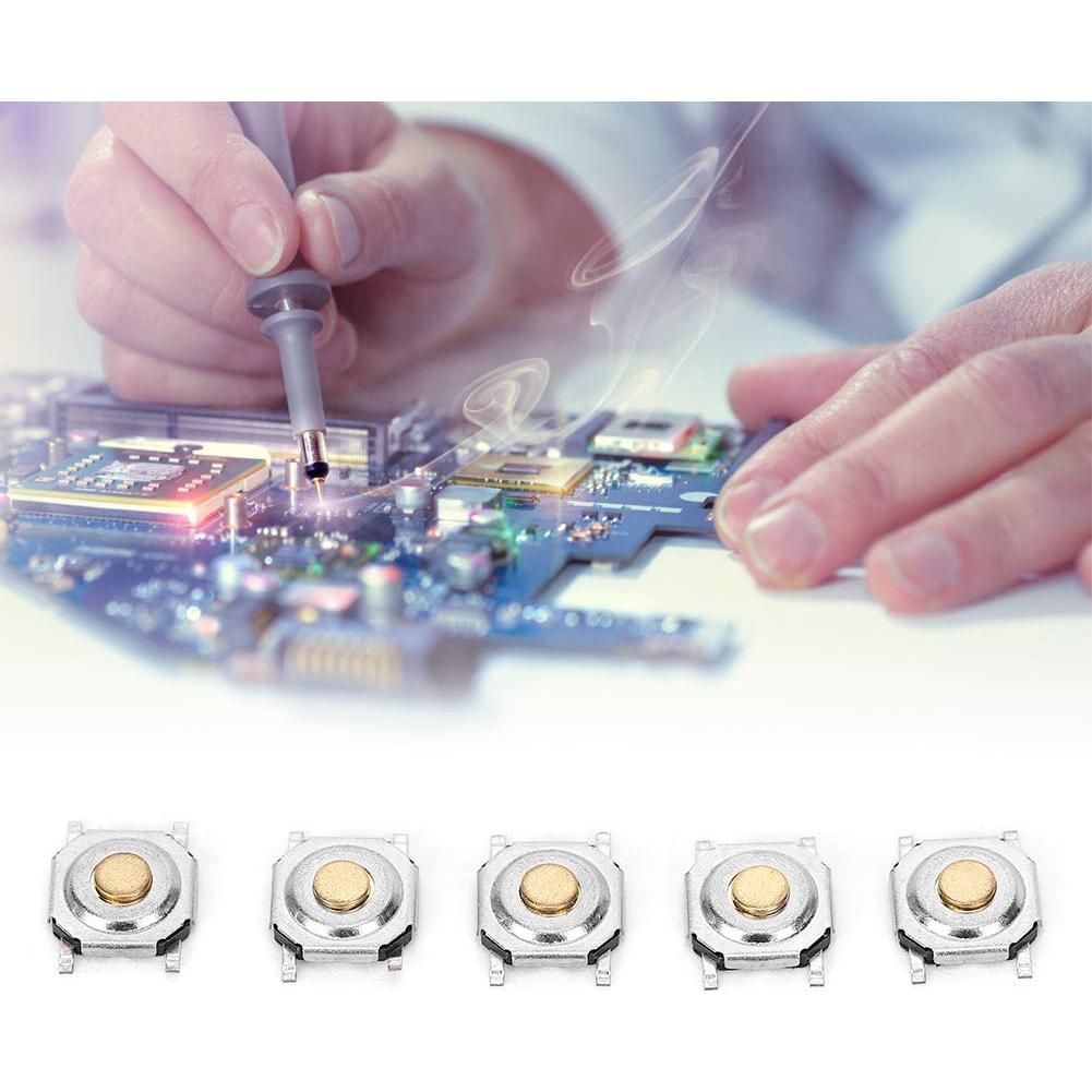 300 Interruptores de Botón Táctil WALFRONT 4x4x1.5mm