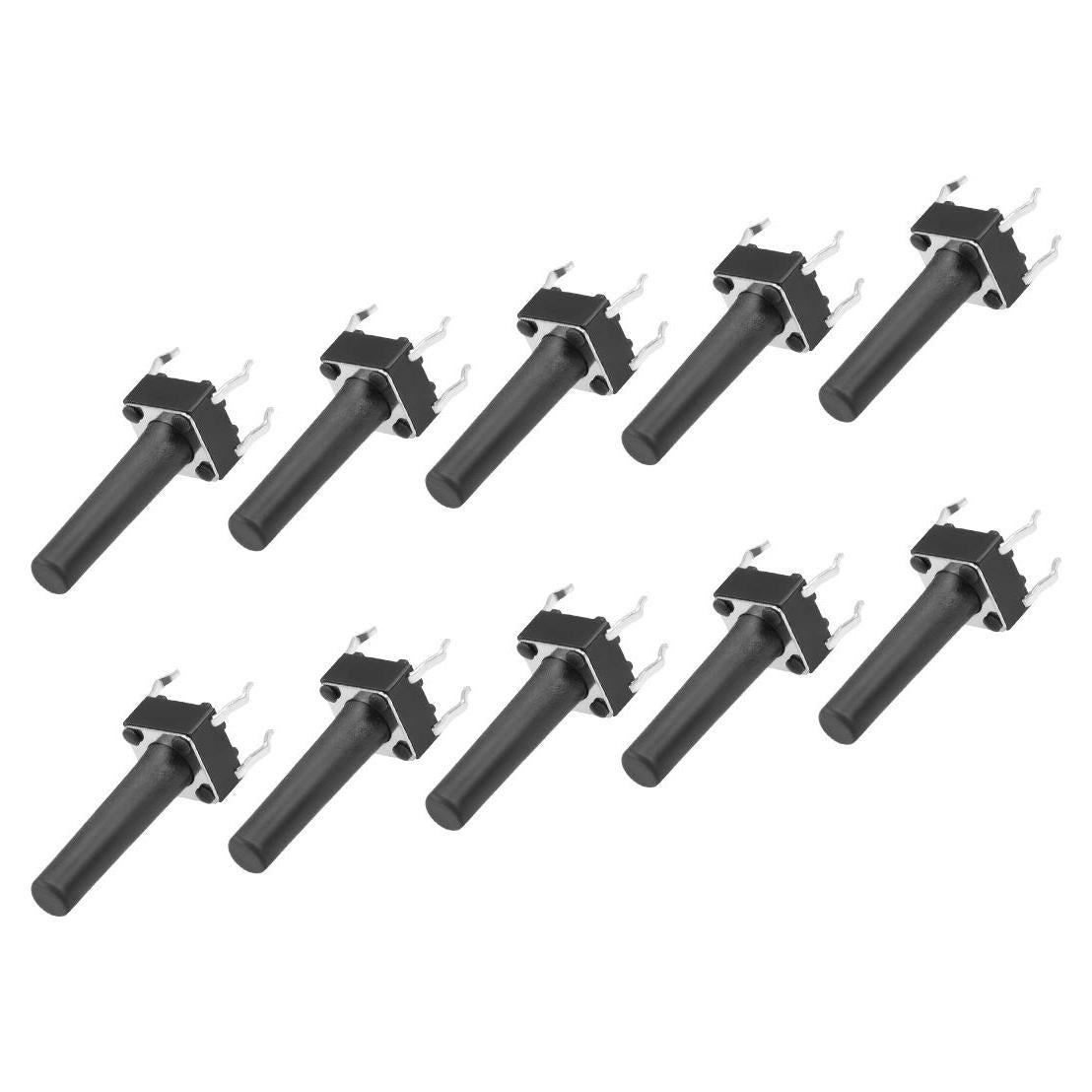 Interruptor Táctil Momentáneo uxcell 6x6x17mm 40PCS