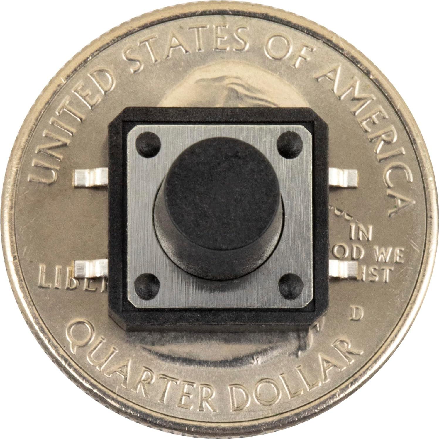 Interruptor Táctil SMD 4 Pin 12x12mm jujinglobal - Paquete 50 Pzas