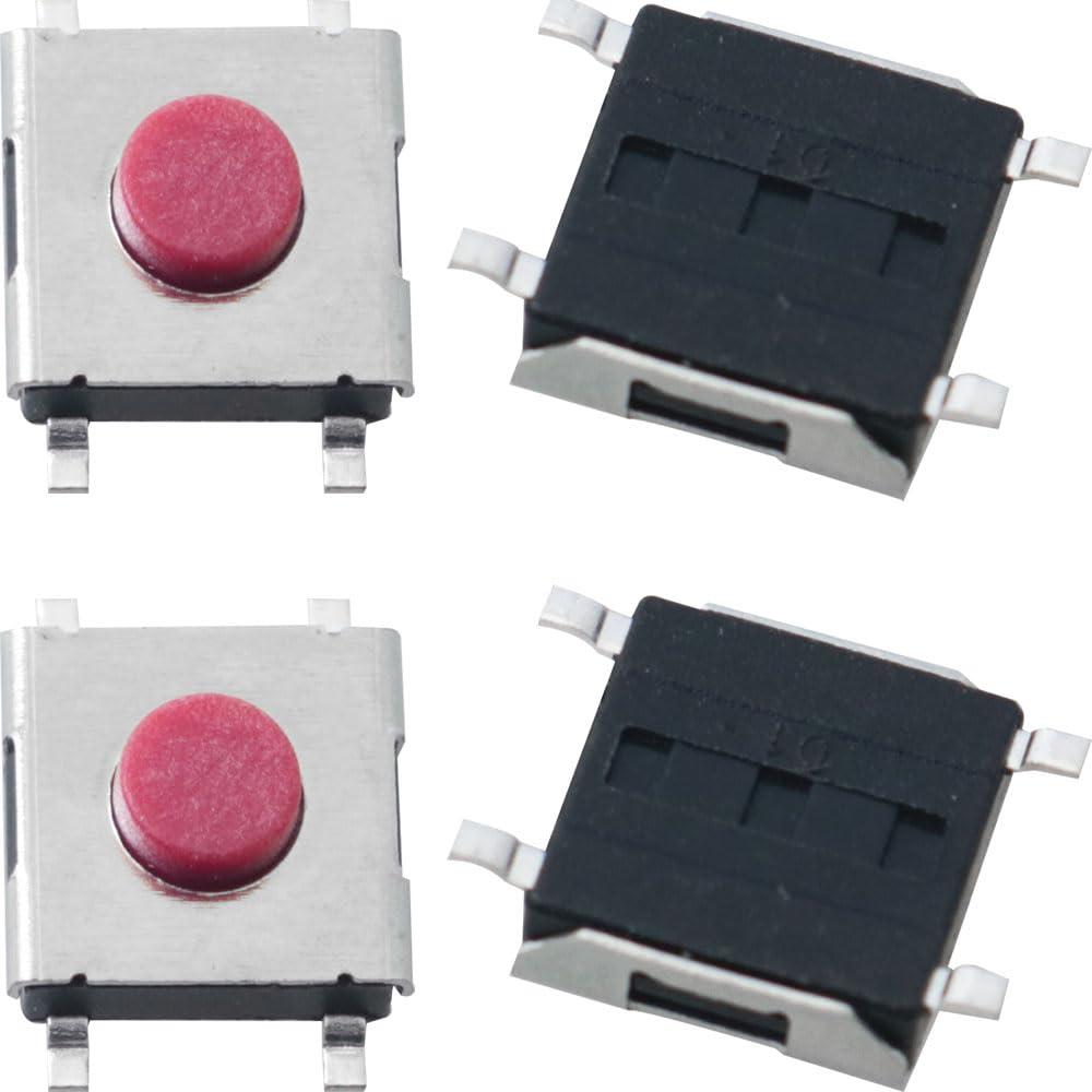50 Interruptores Táctiles Momentáneos JJHXSM 6x6mm Montaje Superficie