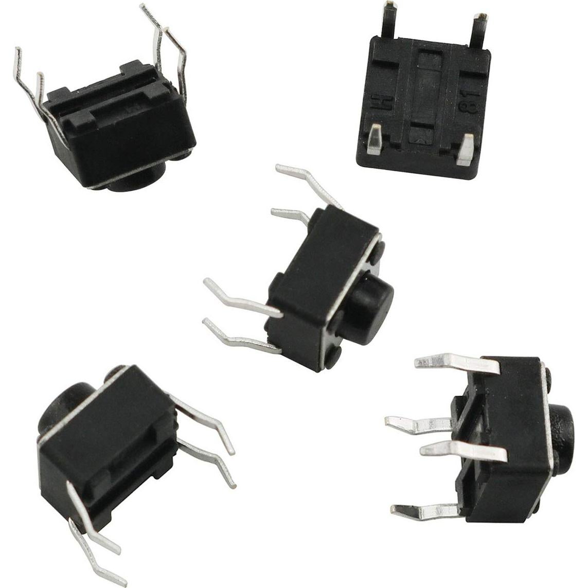 Interruptor Táctil E-outstanding 50PCS 6x6mm 4 Pines