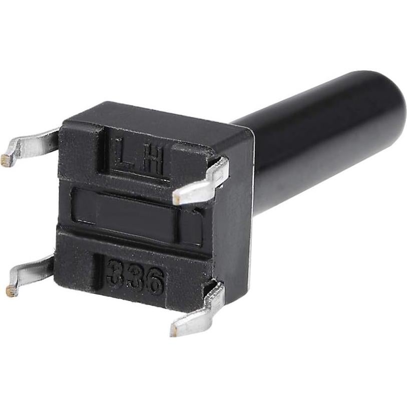 Interruptor Táctil Momentáneo uxcell 6x6x18mm 10PCS