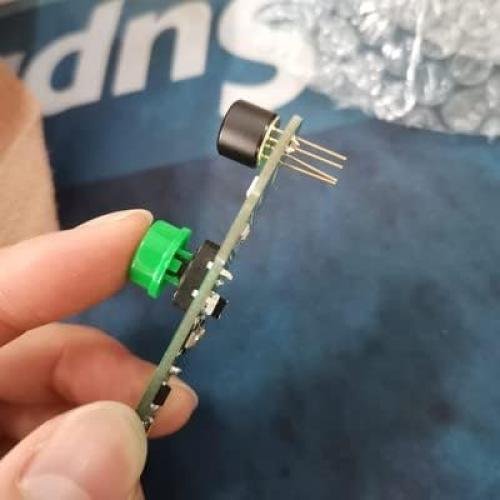 Tapa de Interruptor Fielect 50Pcs 6x6mm Botón Táctil Negro