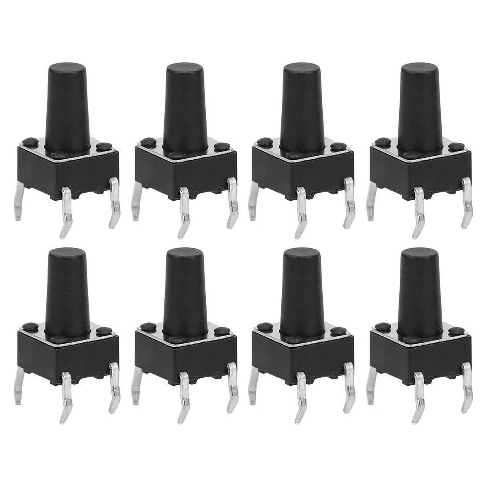 Interruptores de Botón Táctil Momentáneo Garosa 100PCs DC12V