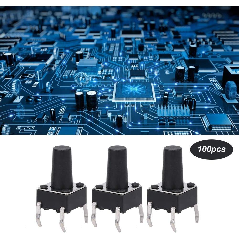 Interruptores de Botón Táctil Momentáneo Garosa 100PCs DC12V