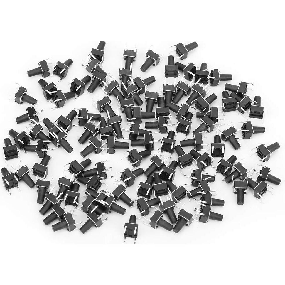 Interruptores de Botón Táctil Momentáneo Garosa 100PCs DC12V