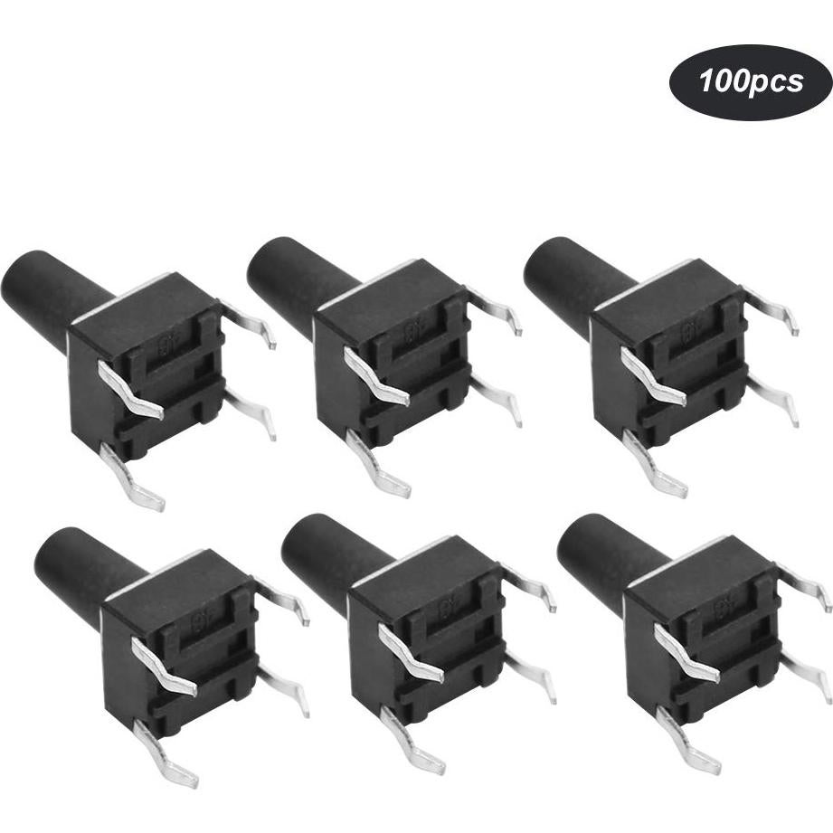 Interruptores de Botón Táctil Momentáneo Garosa 100PCs DC12V