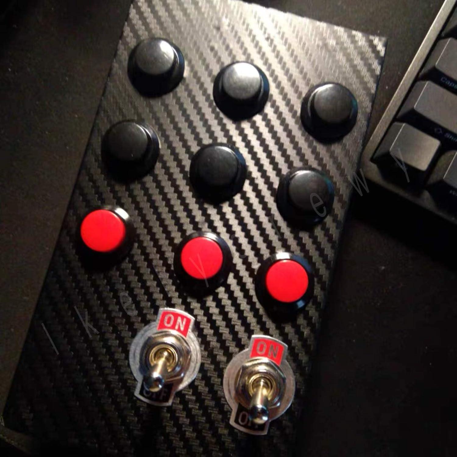 Interruptor Momentáneo QIYANGBRO 16mm ON/OFF 24PCS Colores