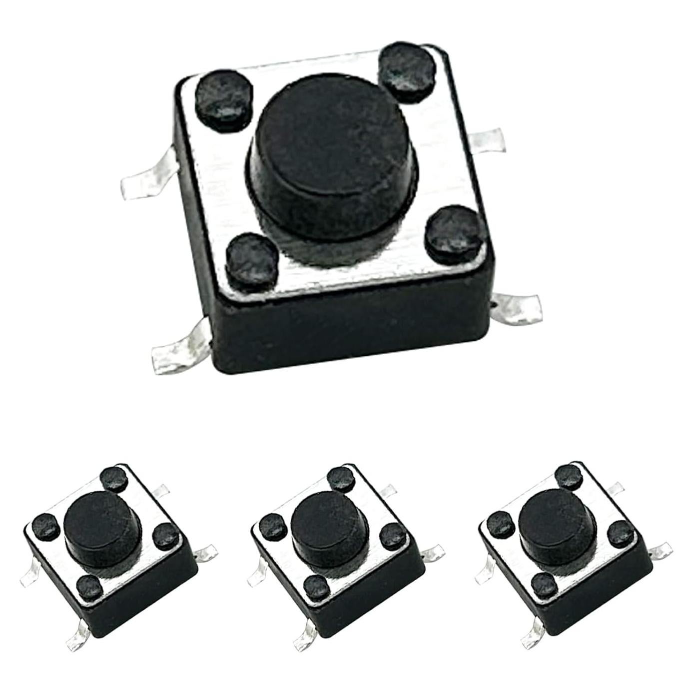 20 Pcs Micro Interruptores Táctiles 6x6x5 mm L·K Longkun