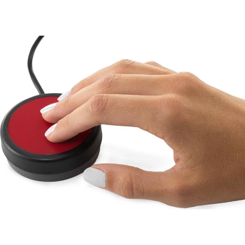 Interruptor de un botón X-keys Rojo 3.5mm 12 pies (3.6m)