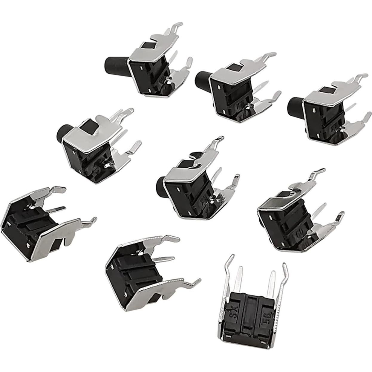 20 Piezas Interruptor Táctil 6x6mm Zhayouqingdzsw Auto-reinicio