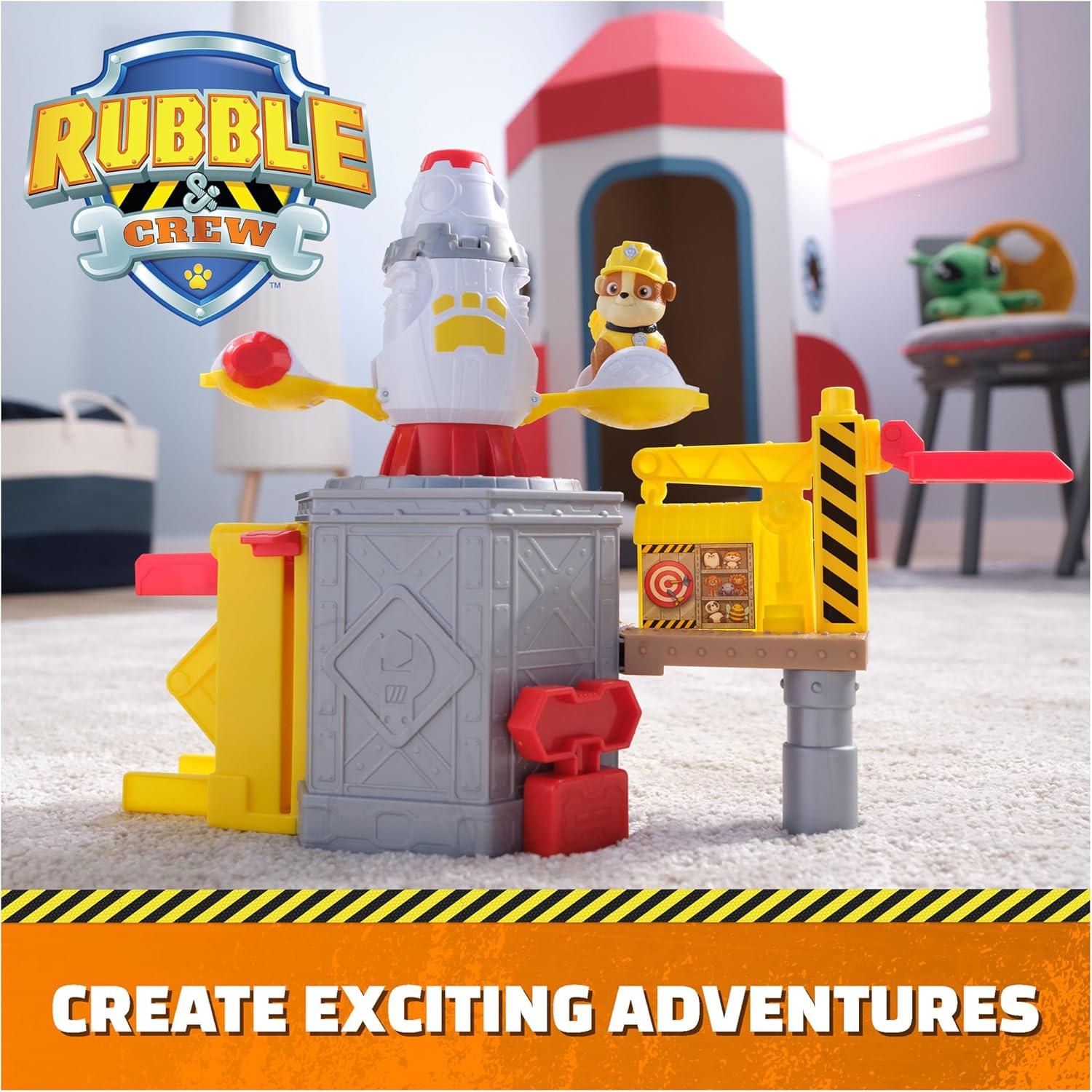 Juego de Nave Espacial Rubble & Crew con Figura 5 cm