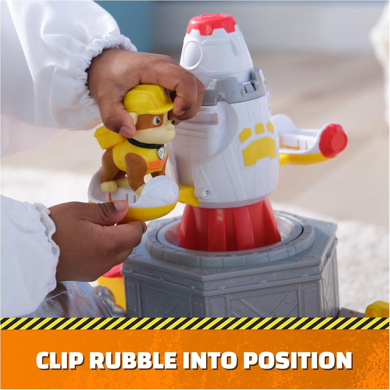 Juego de Nave Espacial Rubble & Crew con Figura 5 cm