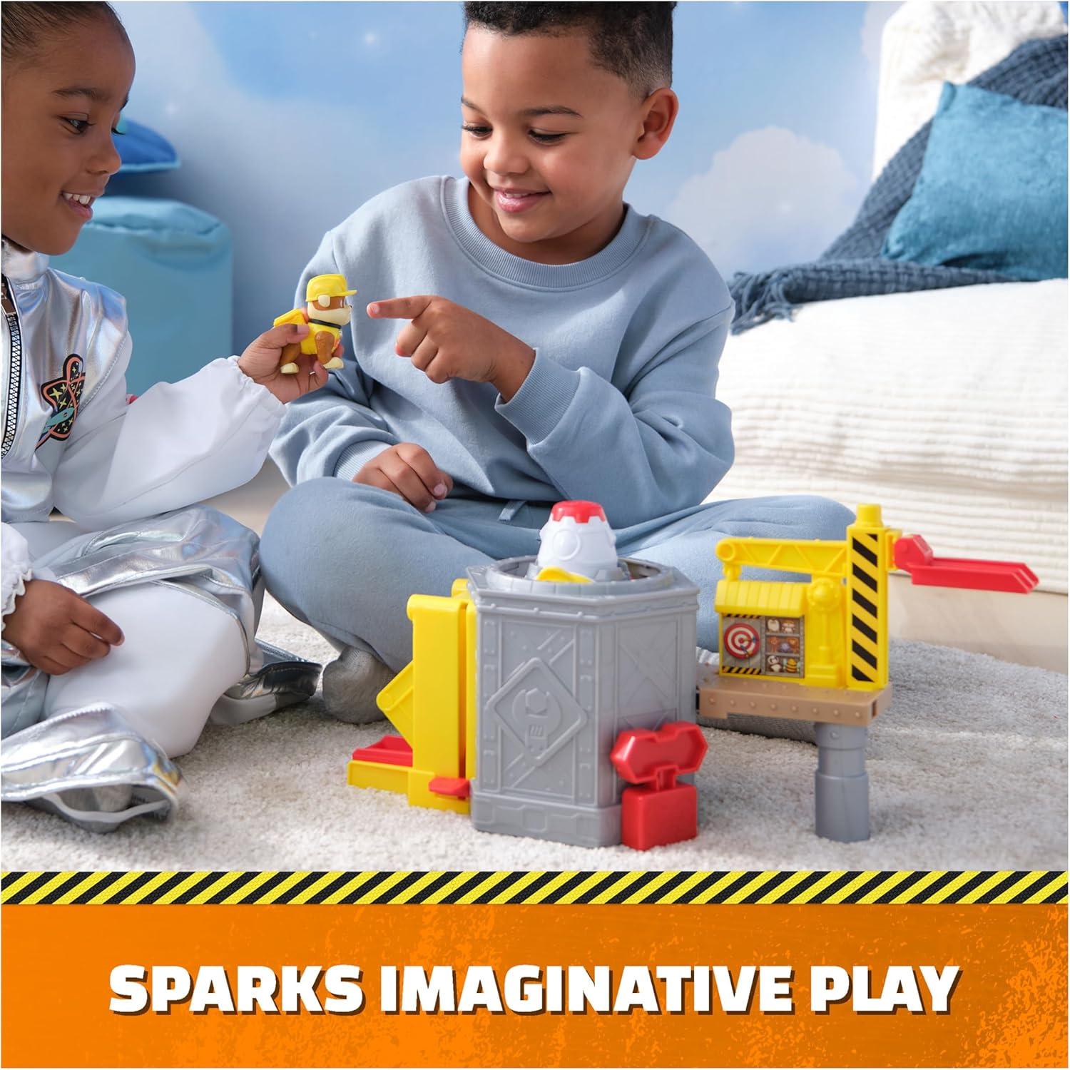 Juego de Nave Espacial Rubble & Crew con Figura 5 cm