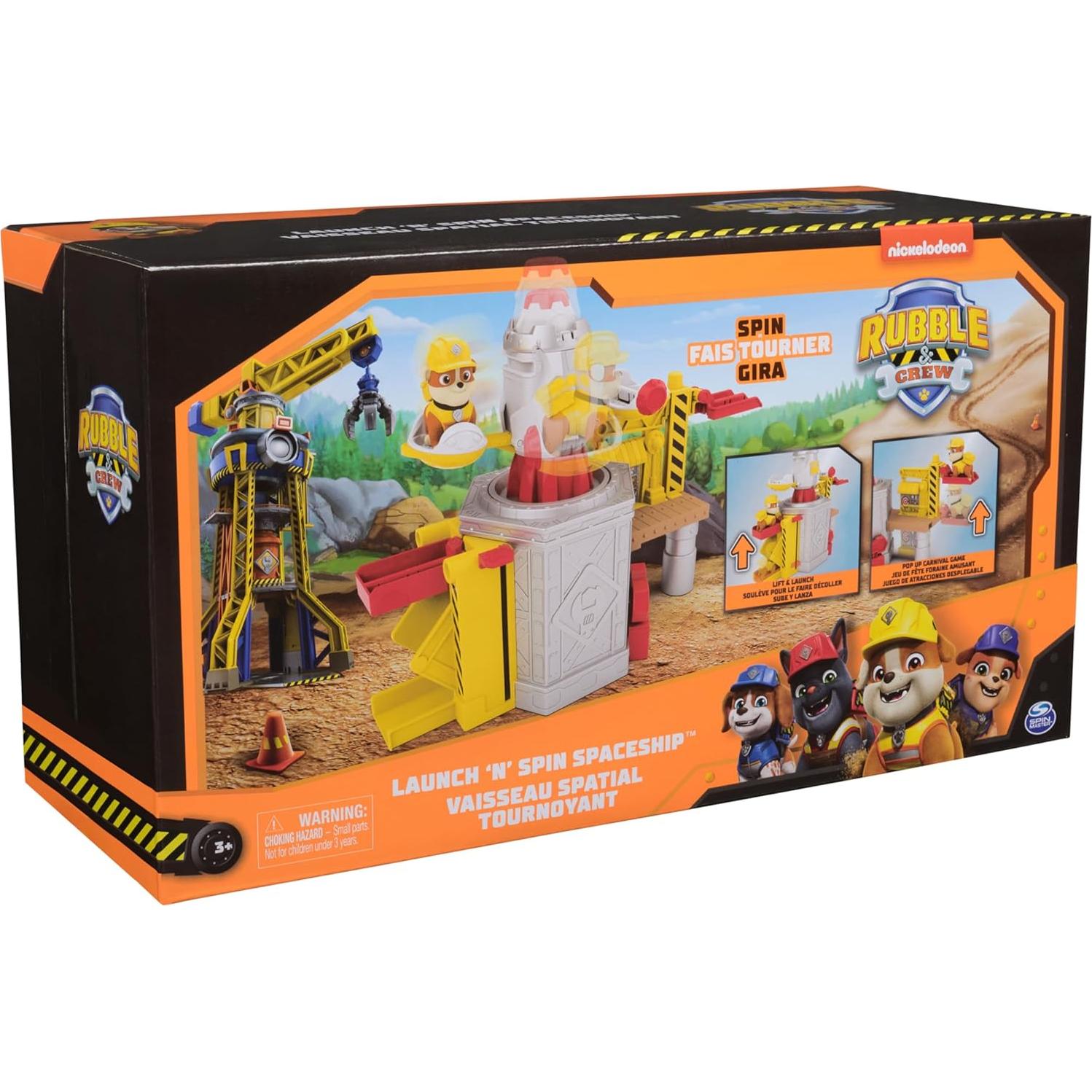 Juego de Nave Espacial Rubble & Crew con Figura 5 cm