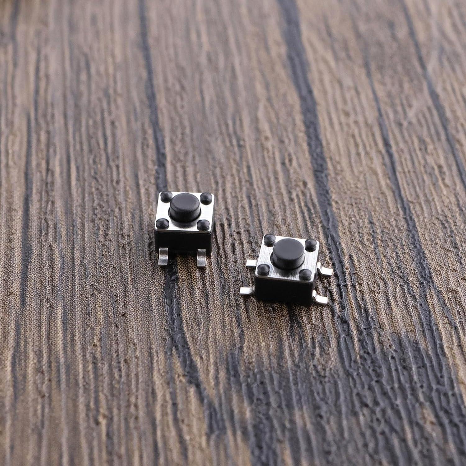 Interruptor Táctil Mini Micro 4 Pin ECSiNG 50pcs 12V 50mA