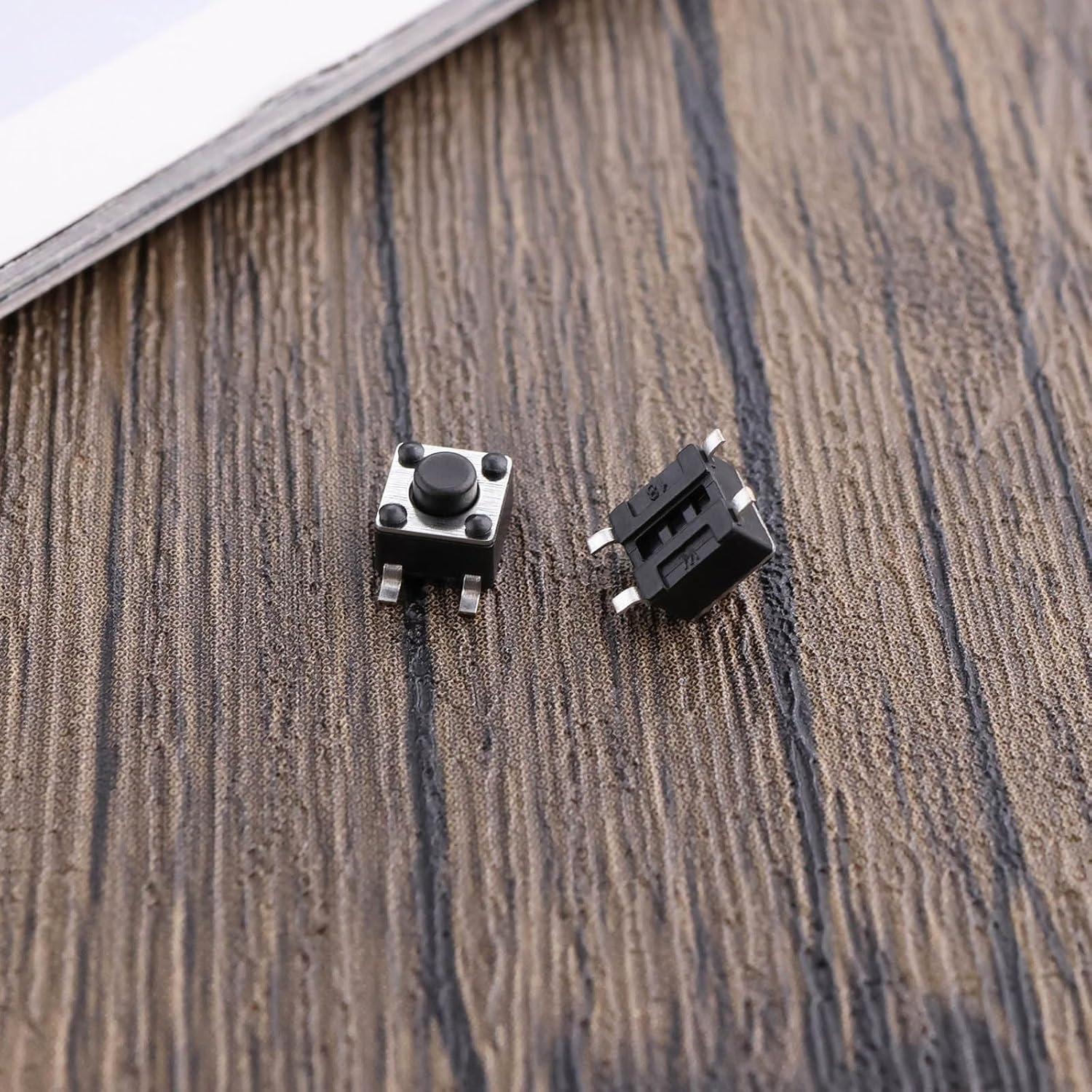 Interruptor Táctil Mini Micro 4 Pin ECSiNG 50pcs 12V 50mA