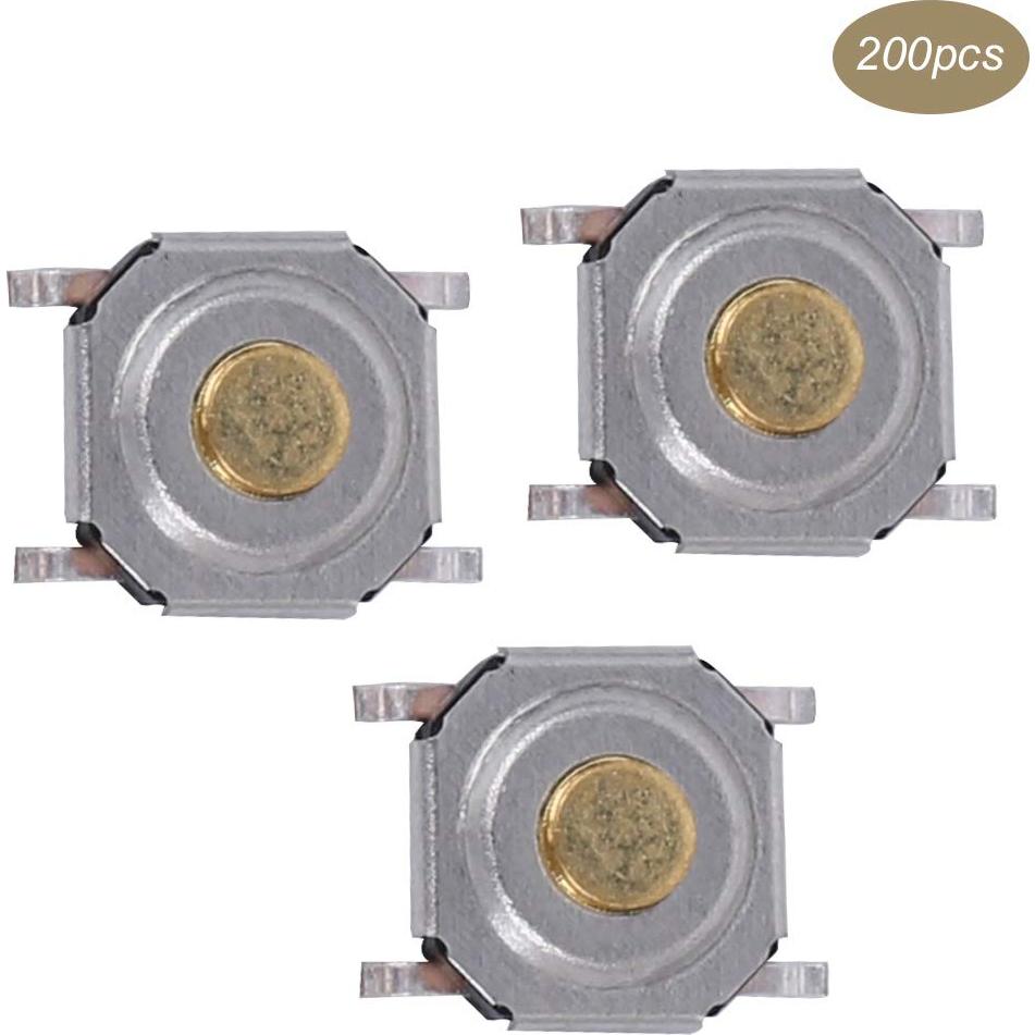 Interruptores Táctiles de Botón Pulsador Garosa 200 Pcs Latón