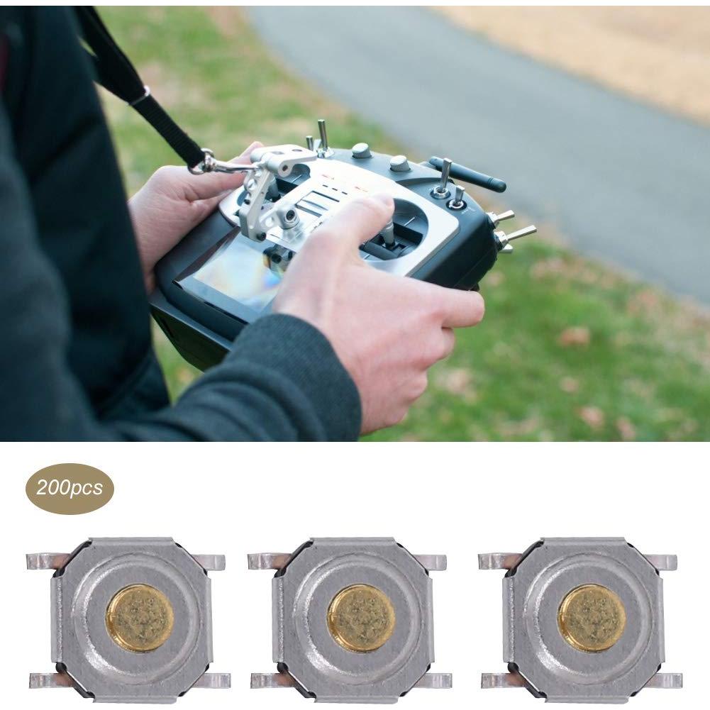 Interruptores Táctiles de Botón Pulsador Garosa 200 Pcs Latón