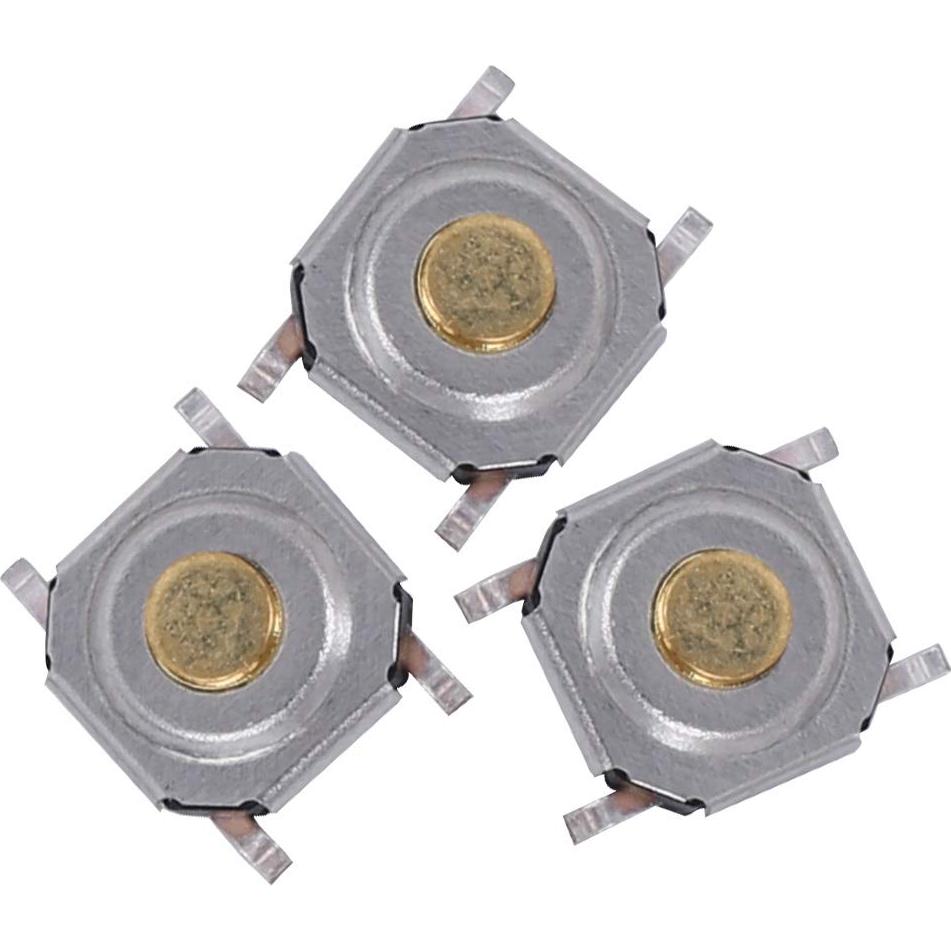 Interruptores Táctiles de Botón Pulsador Garosa 200 Pcs Latón