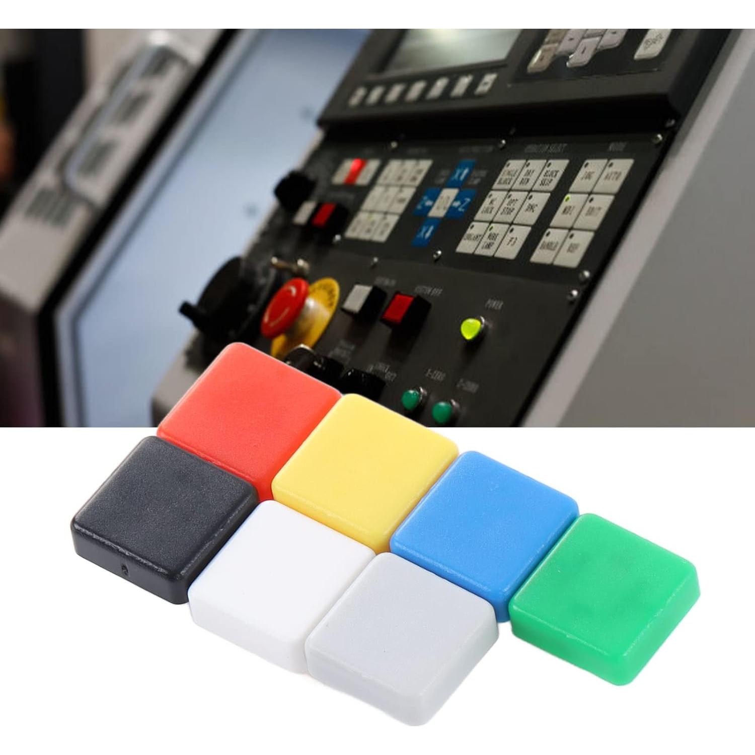 350 Interruptores Táctiles de Botón Eujgoov 7 Colores ABS