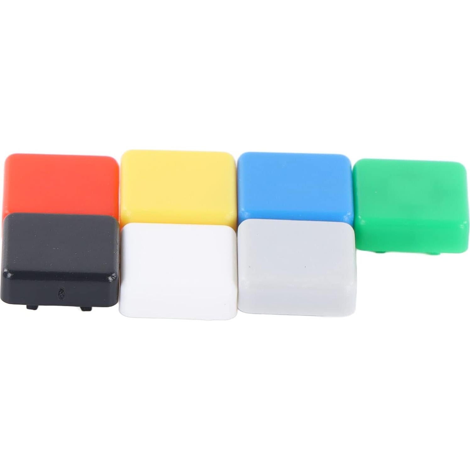 350 Interruptores Táctiles de Botón Eujgoov 7 Colores ABS