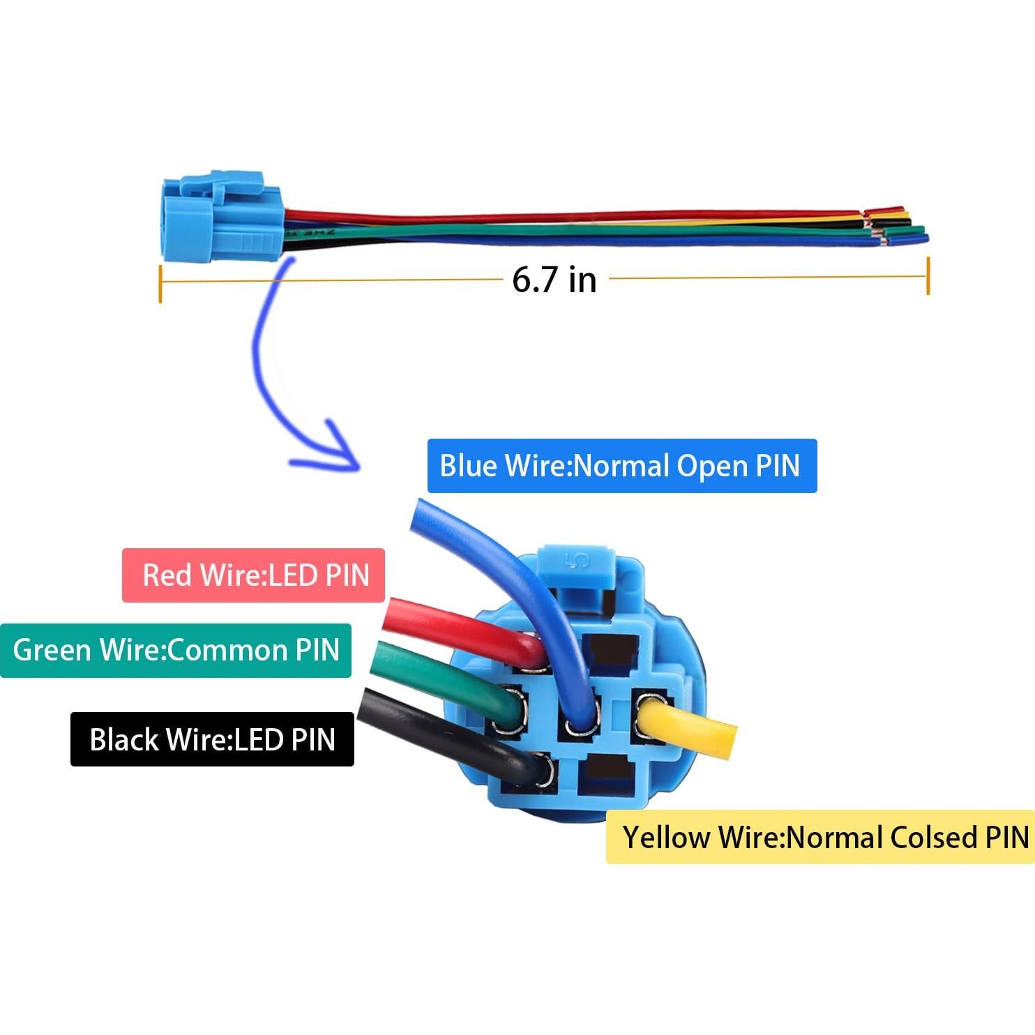 Interruptor Pulsador 16mm LANGIR Acero Inoxidable IP67 Verde