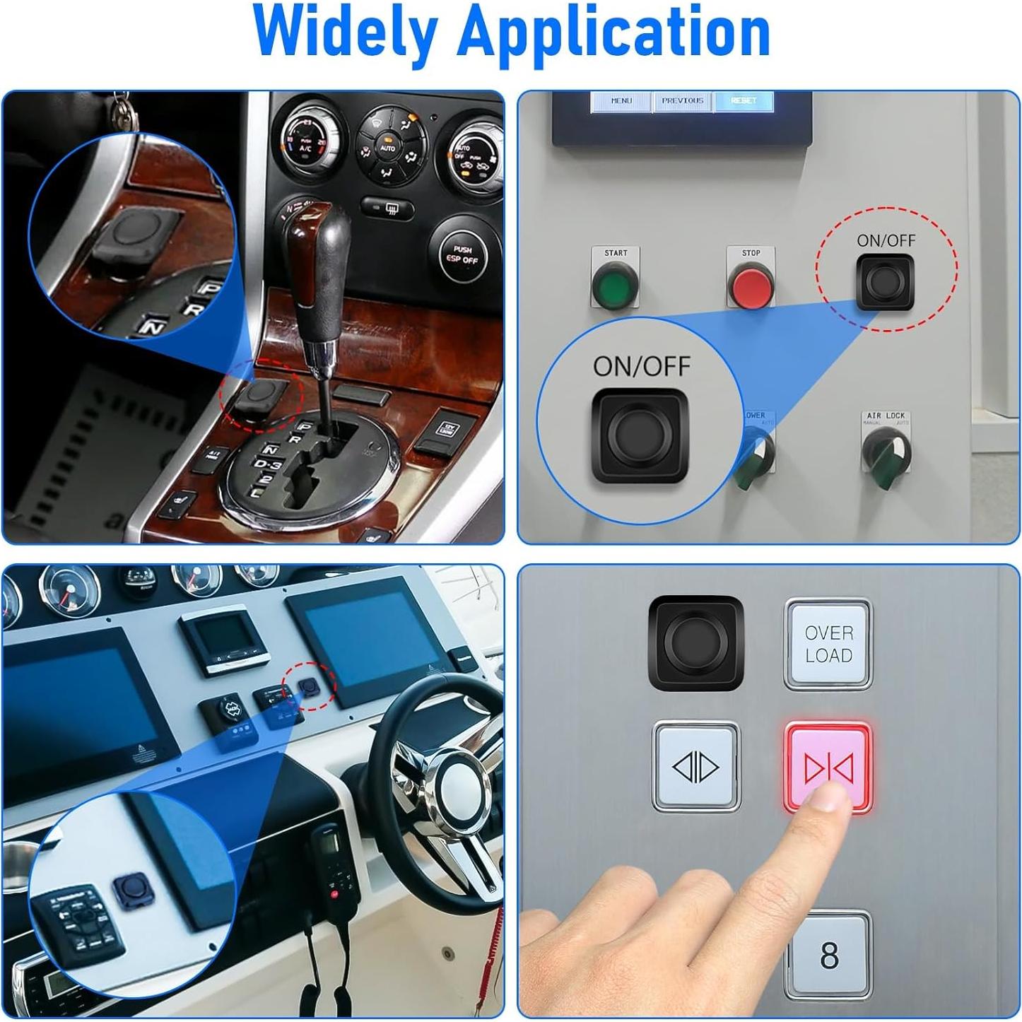 Interruptor Momentáneo Linkstyle 12V ON/OFF con Cable 10 Piezas