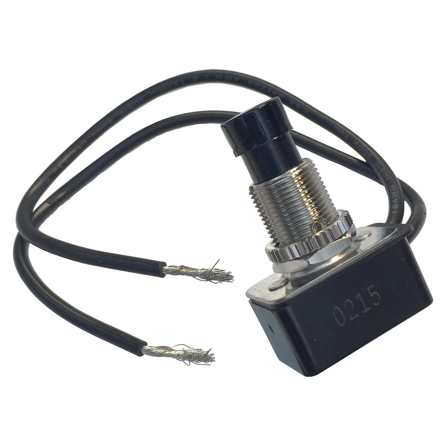 Interruptor pulsador Gardner Bender GSW-21 SPST 10A 125V Negro