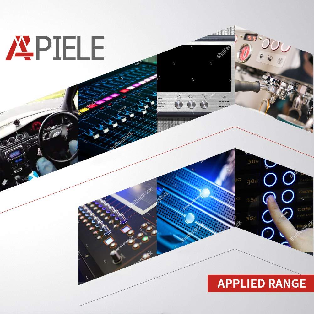 Interruptor de Botón Momentáneo APIELE 12mm LED Impermeable