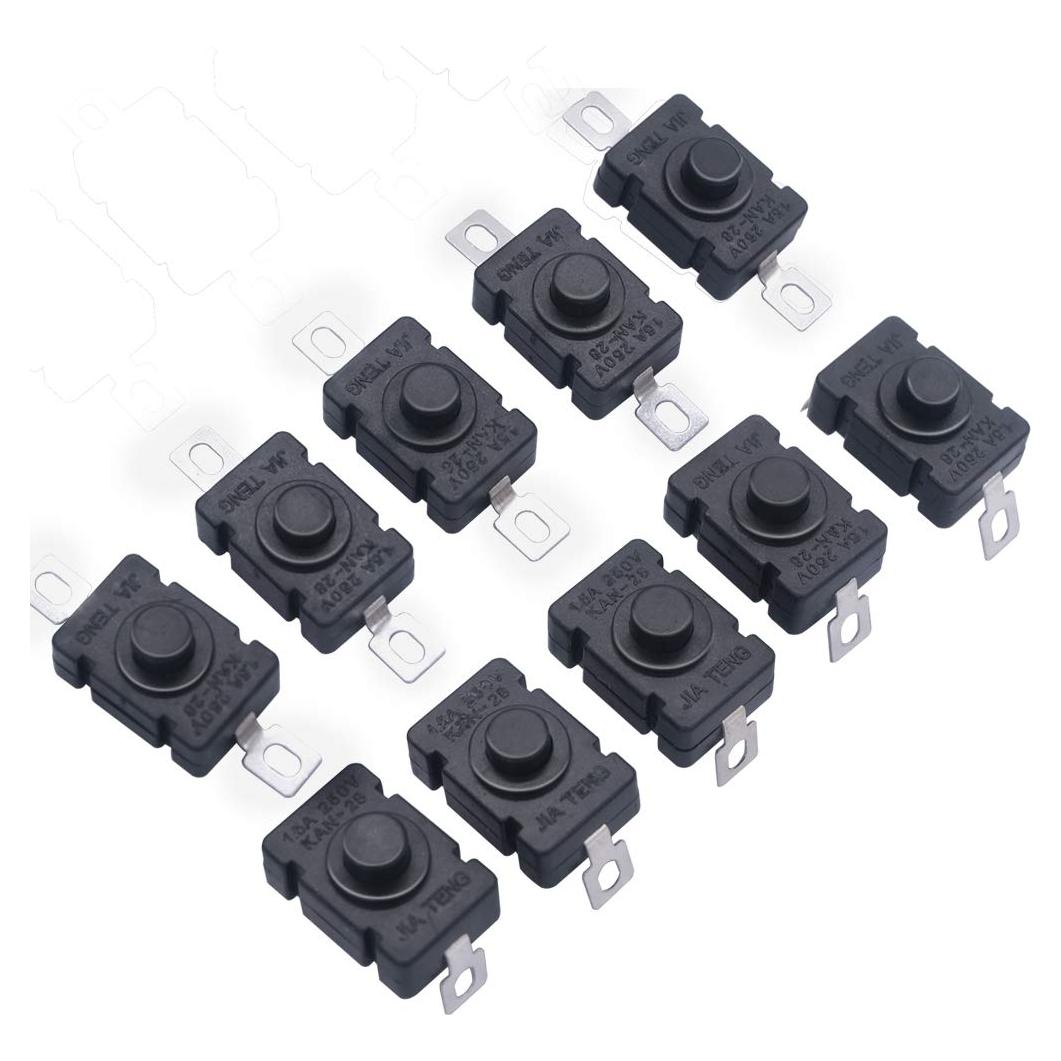 Interruptor Mini ON OFF mxuteuk KAN-28 20pcs 1.5A 250V