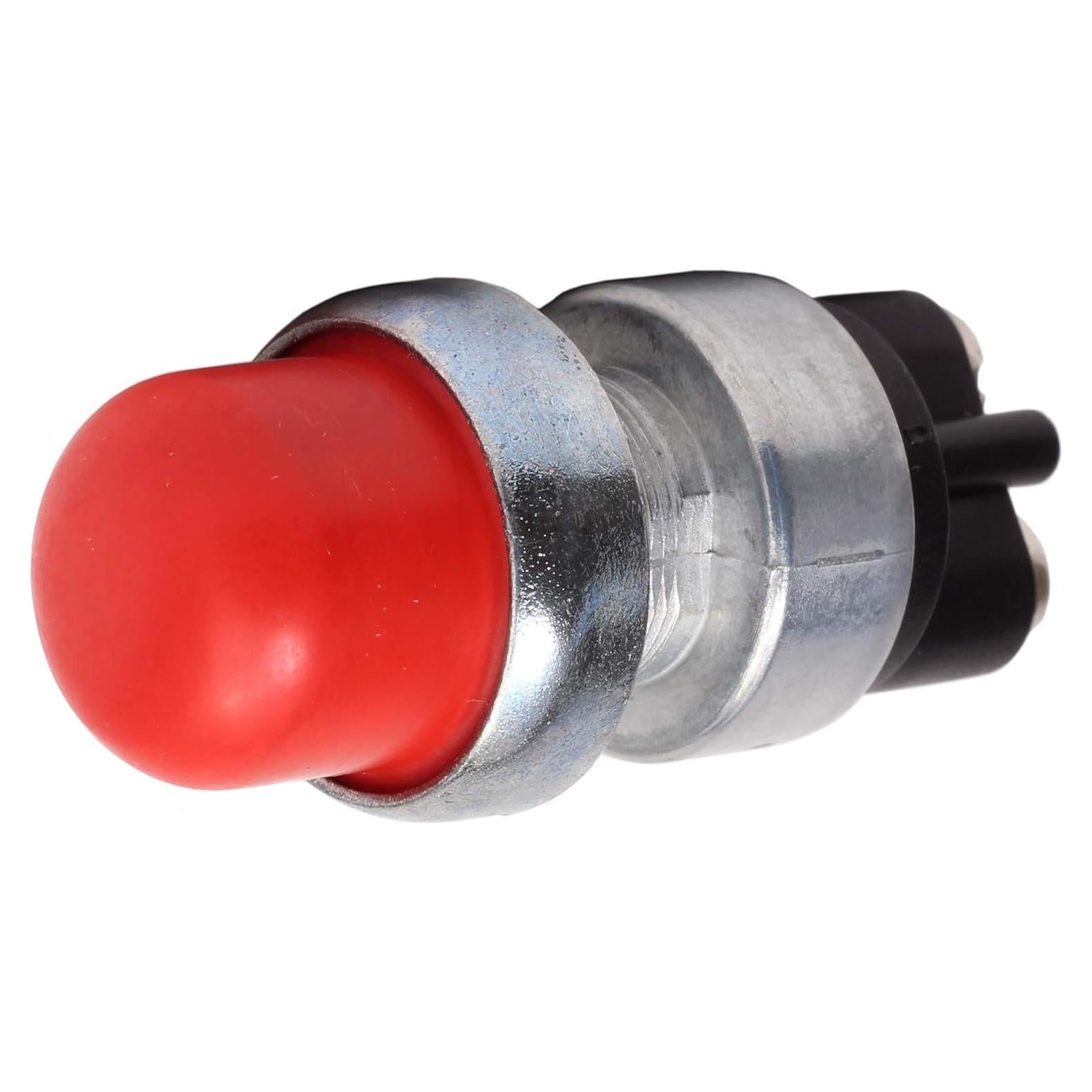 Interruptor Momentáneo Fastronix con Tapa Neopreno Roja 60A 12V