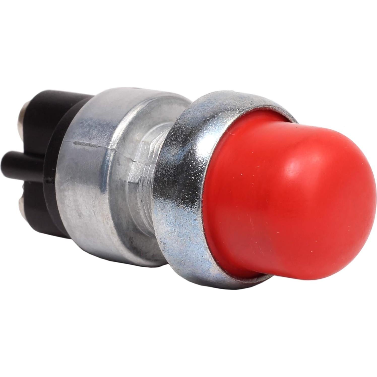 Interruptor Momentáneo Fastronix con Tapa Neopreno Roja 60A 12V